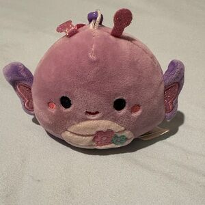 Squishmallows Pink and Purple Stuffed Butterfly
